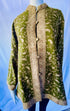 Hand Embroidered Short Jacket - Olive Green